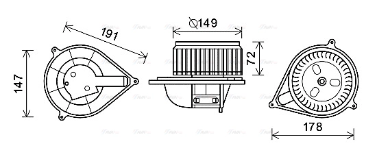 Interior Blower (FT8427)