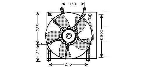 Fan, engine cooling (HD7534)