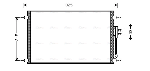 Condenser, air conditioning (CRA5079)