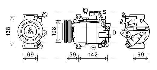 Compressor, air conditioning (FDAK603)