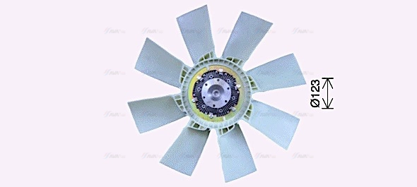 Clutch, radiator fan