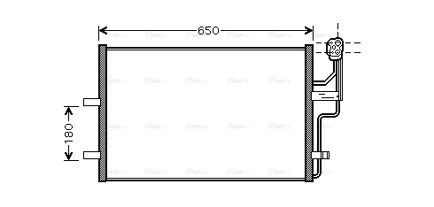 Condenser, air conditioning (MZ5186)
