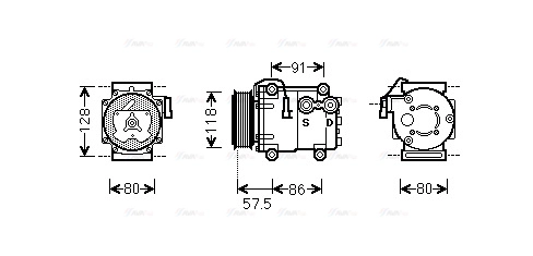 Compressor, air conditioning (FDAK451)