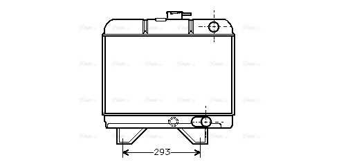 Radiator, engine cooling (PE2018)