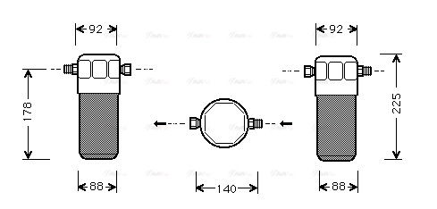 Dryer, air conditioning (AID154)