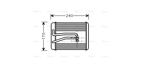 Heat Exchanger, interior heating (HY6119)