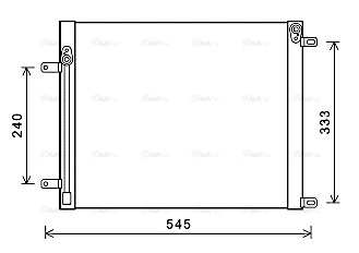 Condenser, air conditioning (DZ5033)