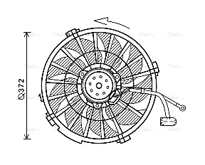 Fan, engine cooling (PE7555)