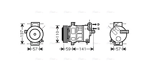 Compressor, air conditioning (FTAK333)