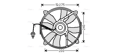 Fan, engine cooling (MS7520)