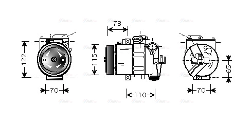 Compressor, air conditioning (VNAK240)