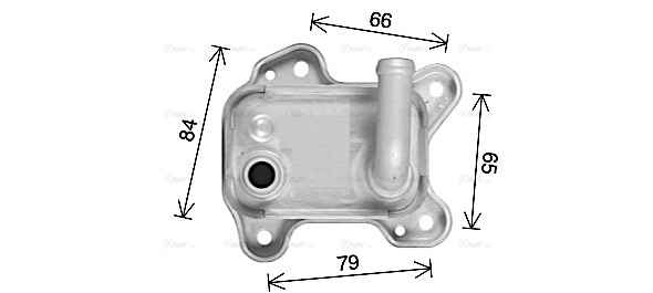 Oil Cooler, engine oil (OL3716)