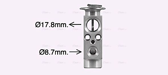 Expansion Valve, air conditioning (DF1095)