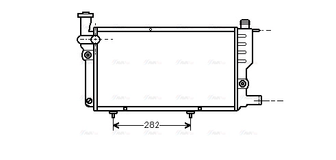 Radiator, engine cooling (PEA2095)
