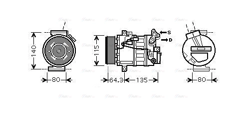 Compressor, air conditioning (RTAK394)