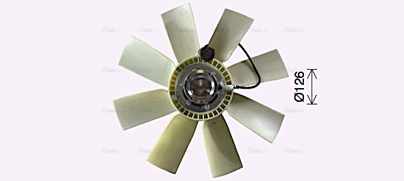 Clutch, radiator fan