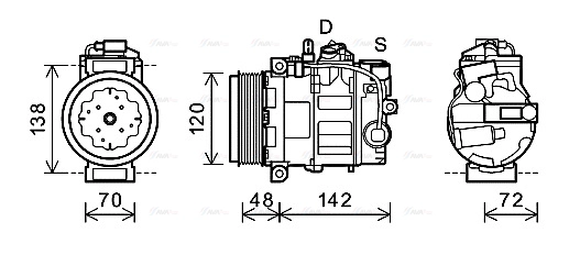 Compressor, air conditioning (PRK064)