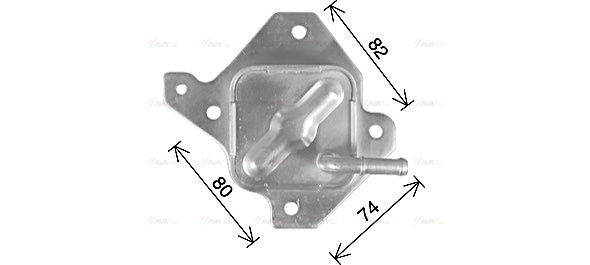 Oil Cooler, engine oil (TO3776)