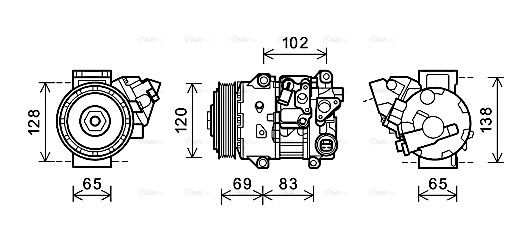 Compressor, air conditioning (TOK661)