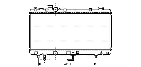 Radiator, engine cooling (TO2231)