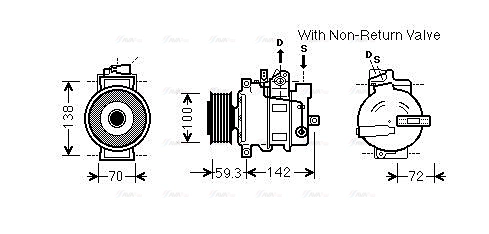 Compressor, air conditioning (AIAK334)