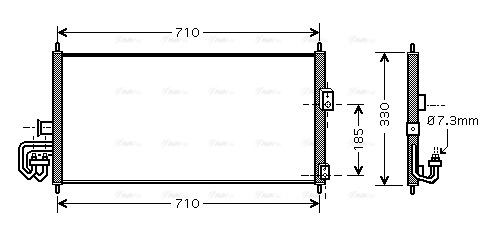 Condenser, air conditioning (DN5201)