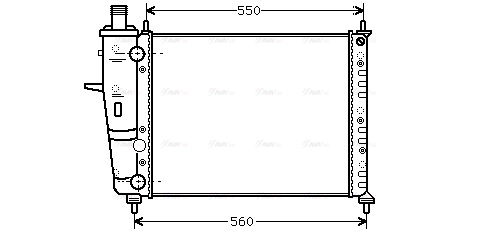 Radiator, engine cooling (FTA2230)