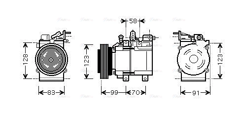 Compressor, air conditioning (HYAK197)