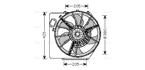 Fan, engine cooling (RT7536)