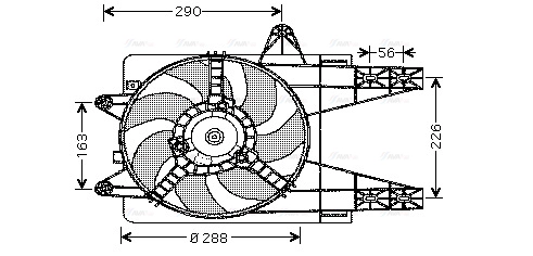 Fan, engine cooling (FT7284)