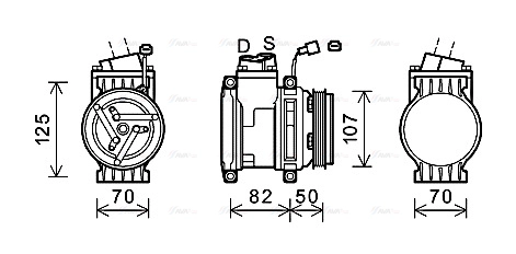 Compressor, air conditioning (CTK041)