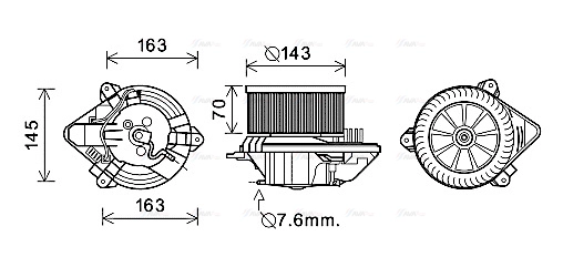 Interior Blower (CN8510)