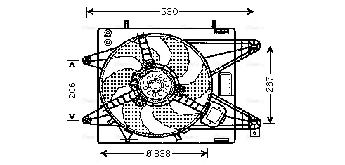 Fan, engine cooling (FT7510)