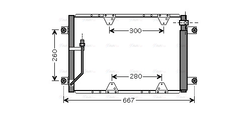 Condenser, air conditioning (SZ5107D)