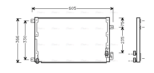 Condenser, air conditioning (LC5071)