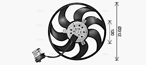 Fan, engine cooling
