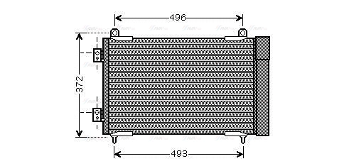 Condenser, air conditioning (PEA5258D)