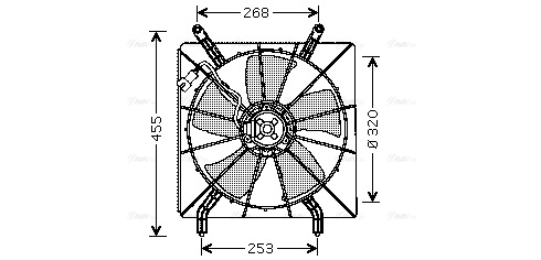 Fan, engine cooling (HD7519)