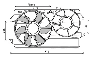 Fan, engine cooling (FD7591)