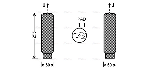 Dryer, air conditioning (KBD002)