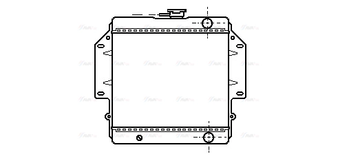 Radiator, engine cooling (SZA2012)