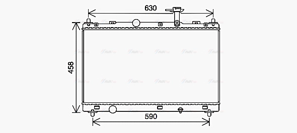 Radiator, engine cooling (SZ2147)