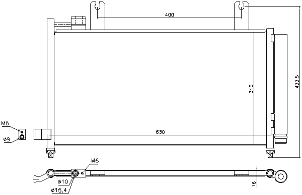 Condenser, air conditioning