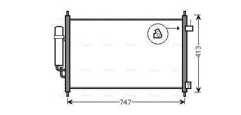 Condenser, air conditioning (HD5233D)