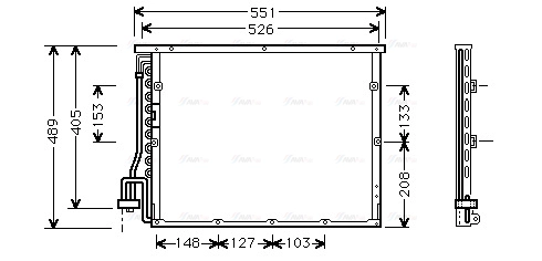 Condenser, air conditioning (BW5148)