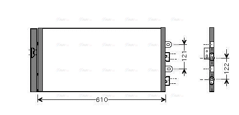 Condenser, air conditioning (FTA5298D)