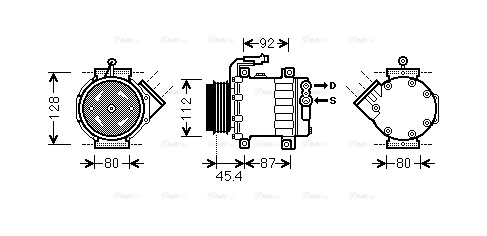 Compressor, air conditioning (FTAK366)
