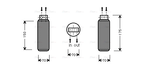 Dryer, air conditioning (OLD291)