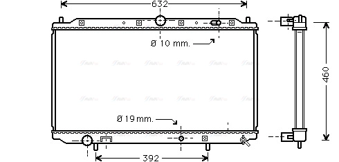 Radiator, engine cooling (MTA2101)