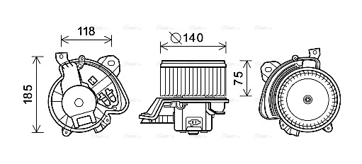 Interior Blower (AL8135)